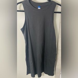 NWT Sleeveless Mini Shift Dress Grey Size Small